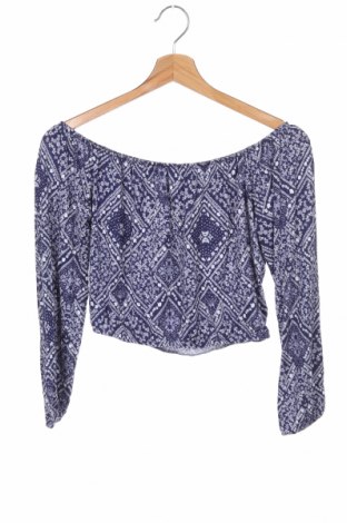 Γυναικεία μπλούζα H&M Divided, Μέγεθος XS, Χρώμα Μπλέ, 95% βισκόζη, 5% ελαστάνη, Τιμή 3,19 €