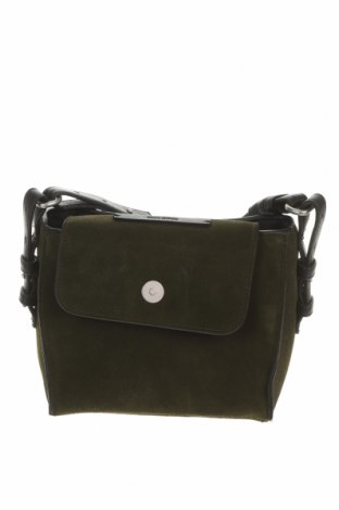 Дамска чанта Marc O'Polo, Цвят Зелен, Естествен велур, Цена 84,00 лв.