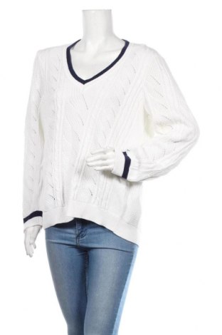 Γυναικείο πουλόβερ Gant, Μέγεθος XL, Χρώμα Λευκό, Βαμβάκι, Τιμή 19,73 €