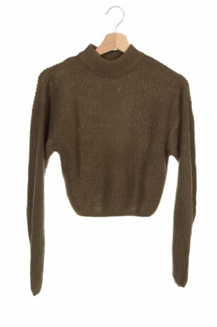 Дамски пуловер H&M Divided, Размер XS, Цвят Зелен, Акрил, Цена 20,80 лв.
