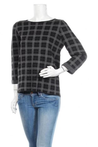Дамски пуловер S.Oliver, Размер M, Цвят Черен, 53% памук, 36% модал, 7% полиестер, 4% метални нишки, Цена 59,25 лв.