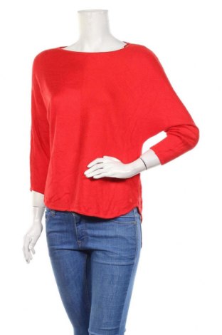 Дамски пуловер Tom Tailor, Размер M, Цвят Червен, 80% вискоза, 20% полиамид, Цена 59,25 лв.
