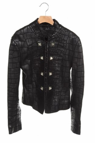 Dámská kožená bunda  Philipp Plein, Velikost M, Barva Černá, Pravá kůže, Cena  16 058,00 Kč