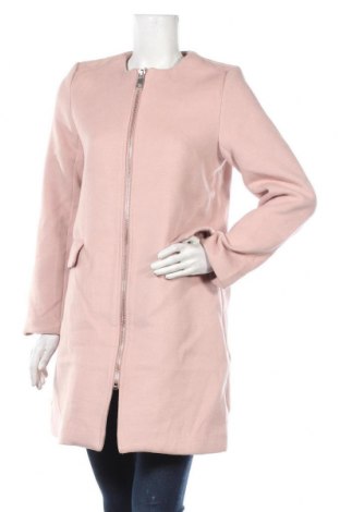 Дамско палто H&M, Размер M, Цвят Розов, 88% полиестер, 10% вискоза, 2% еластан, Цена 19,53 лв.