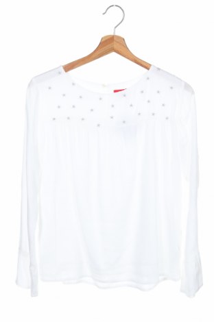 Детска блуза S.Oliver, Размер 12-13y/ 158-164 см, Цвят Бял, 100% модал, Цена 11,00 лв.