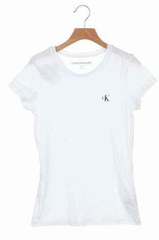 Παιδικό μπλουζάκι Calvin Klein Jeans, Μέγεθος 13-14y/ 164-168 εκ., Χρώμα Λευκό, Βαμβάκι, Τιμή 18,95 €