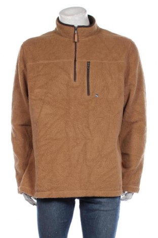 Мъжка поларена блуза G.H.Bass&Co., Размер XL, Цвят Бежов, Полиестер, Цена 57,96 лв.
