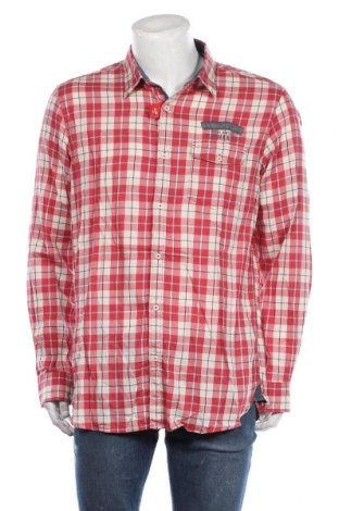 Мъжка риза S.Oliver, Размер XL, Цвят Червен, Памук, Цена 17,25 лв.