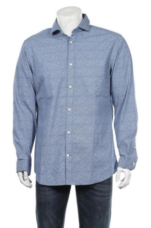 Ανδρικό πουκάμισο Selected Homme, Μέγεθος XL, Χρώμα Μπλέ, Βαμβάκι, Τιμή 6,43 €
