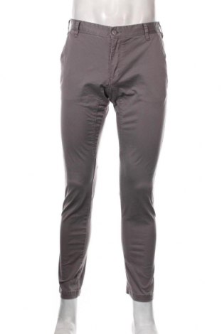 Мъжки панталон Bruun & Stengade, Размер M, Цвят Сив, 97% памук, 3% еластан, Цена 63,00 лв.