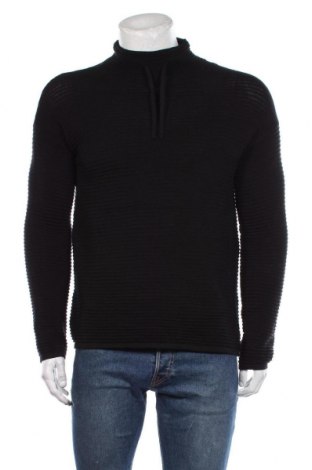 Ανδρικό πουλόβερ Tom Tailor, Μέγεθος S, Χρώμα Μαύρο, Βαμβάκι, Τιμή 12,45 €