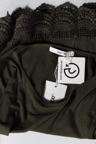 Γυναικεία μπλούζα About You, Μέγεθος S, Χρώμα Πράσινο, Βαμβάκι, Τιμή 8,84 €