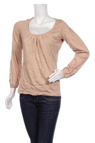Дамска блуза Anne Weyburn, Размер S, Цвят Кафяв, 50% памук, 50% модал, Цена 26,60 лв.