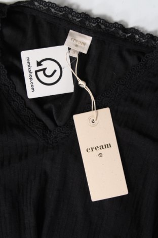 Γυναικεία μπλούζα Cream, Μέγεθος S, Χρώμα Μαύρο, 56% βισκόζη, 36% πολυεστέρας, 8% ελαστάνη, Τιμή 22,48 €