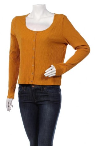 Γυναικεία μπλούζα H&M, Μέγεθος XL, Χρώμα Κίτρινο, 93% βισκόζη, 7% ελαστάνη, Τιμή 9,40 €