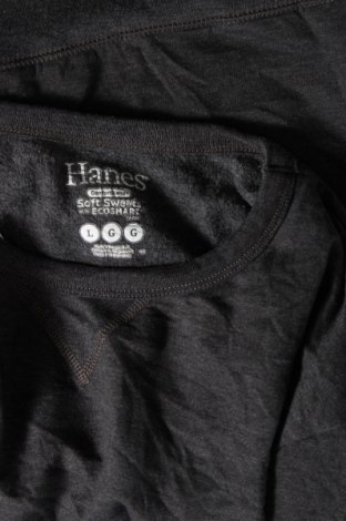 Дамска блуза Hanes, Размер L, Цвят Сив, Цена 35,00 лв.
