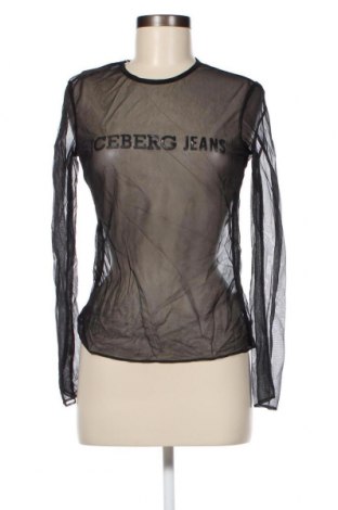 Дамска блуза Iceberg, Размер S, Цвят Черен, Полиамид, Цена 116,00 лв.