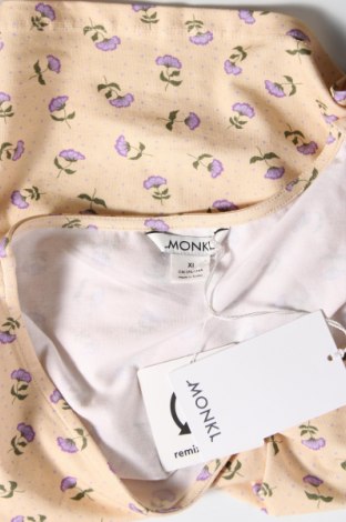 Γυναικεία μπλούζα Monki, Μέγεθος XL, Χρώμα  Μπέζ, 96% βαμβάκι, 4% ελαστάνη, Τιμή 12,63 €