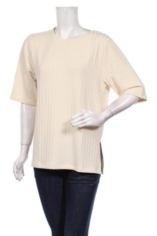 Γυναικεία μπλούζα NA-KD, Μέγεθος L, Χρώμα  Μπέζ, 96% πολυεστέρας, 4% ελαστάνη, Τιμή 15,20 €