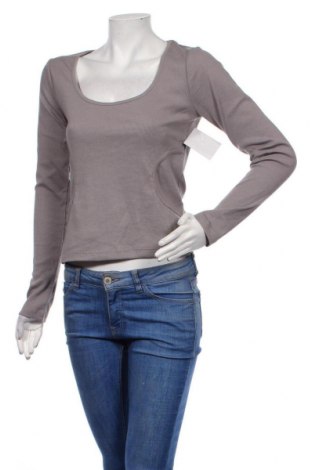 Γυναικεία μπλούζα Nly Trend, Μέγεθος M, Χρώμα Γκρί, 48% βαμβάκι, 48% πολυεστέρας, 4% ελαστάνη, Τιμή 11,55 €