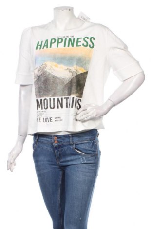 Γυναικεία μπλούζα One More Story, Μέγεθος M, Χρώμα Λευκό, Βαμβάκι, Τιμή 22,94 €