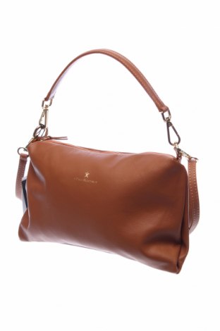 Γυναικεία τσάντα Dreimaster, Χρώμα Καφέ, Γνήσιο δέρμα, Τιμή 63,25 €