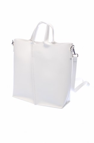 Дамска чанта Usha, Цвят Бял, Еко кожа, Цена 39,42 лв.
