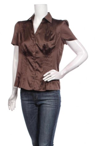 Дамска риза Anne Weyburn, Размер M, Цвят Кафяв, 97% полиестер, 3% еластан, Цена 24,70 лв.