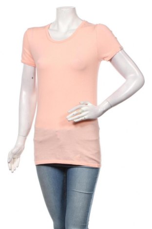 Γυναικείο t-shirt Adidas, Μέγεθος XS, Χρώμα Πορτοκαλί, 75% βαμβάκι, 23% πολυεστέρας, 2% ελαστάνη, Τιμή 7,11 €