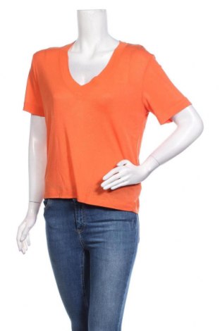 Γυναικείο t-shirt Guess, Μέγεθος S, Χρώμα Πορτοκαλί, Lyocell, Τιμή 13,76 €