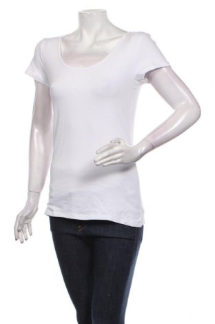 Γυναικείο t-shirt Vero Moda, Μέγεθος L, Χρώμα Λευκό, 95% βαμβάκι, 5% ελαστάνη, Τιμή 6,60 €