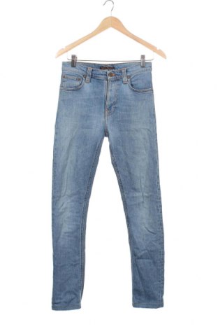 Дамски дънки Nudie Jeans Co, Размер S, Цвят Син, 99% памук, 1% еластан, Цена 67,50 лв.