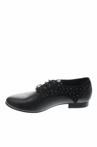 Дамски обувки Mineli, Размер 36, Цвят Черен, Естествена кожа, естествен велур, Цена 101,15 лв.