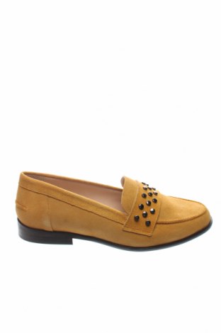 Дамски обувки Minelli, Размер 36, Цвят Жълт, Естествен велур, Цена 59,22 лв.