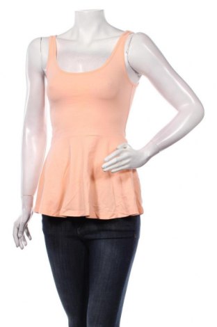 Γυναικείο αμάνικο μπλουζάκι Ajc, Μέγεθος XXS, Χρώμα Πορτοκαλί, Τιμή 4,70 €