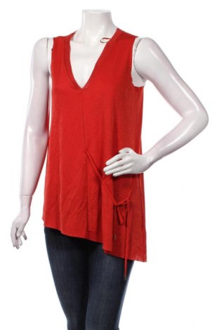 Γυναικείο αμάνικο μπλουζάκι Zara, Μέγεθος M, Χρώμα Πορτοκαλί, 97% πολυεστέρας, 3% ελαστάνη, Τιμή 12,81 €