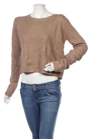 Дамски пуловер Ambiance Apparel, Размер L, Цвят Бежов, Акрил, Цена 25,20 лв.