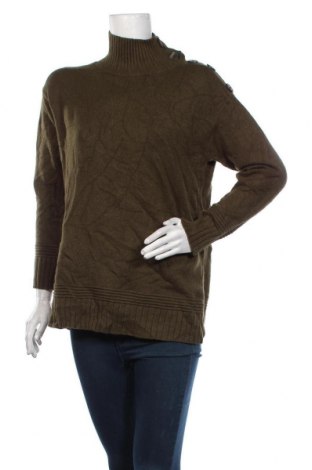 Дамски пуловер Anthropologie, Размер XS, Цвят Зелен, 52% вискоза, 28% полиестер, 20% полиамид, Цена 32,01 лв.