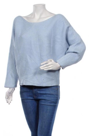 Дамски пуловер Anthropologie, Размер M, Цвят Син, 52% вискоза, 28% полиестер, 20% полиамид, Цена 72,75 лв.