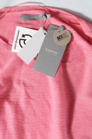 Дамски пуловер B.Young, Размер L, Цвят Розов, 60% памук, 40% вискоза, Цена 43,60 лв.