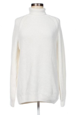 Дамски пуловер Zara, Размер M, Цвят Бял, Памук, Цена 53,00 лв.