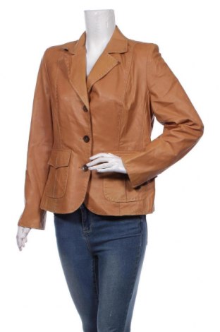 Dámská kožená bunda , Velikost XS, Barva Béžová, Cena  513,00 Kč