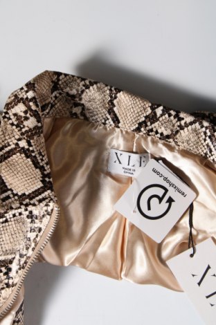 Γυναικείο δερμάτινο μπουφάν XLE the Label, Μέγεθος M, Χρώμα Πολύχρωμο, Τιμή 66,49 €