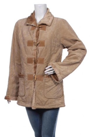 Дамско палто, Размер M, Цвят Бежов, Цена 8,40 лв.