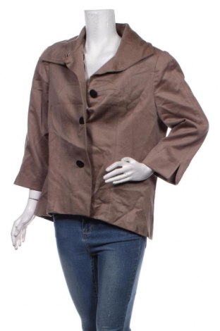 Дамско палто, Размер XL, Цвят Бежов, Цена 29,40 лв.
