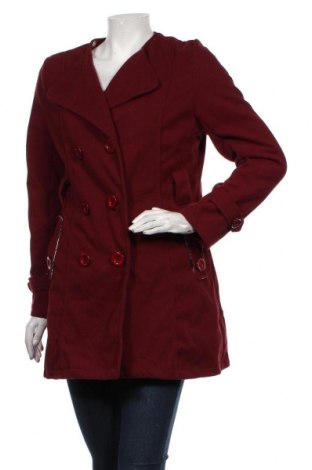 Дамско палто, Размер M, Цвят Червен, Цена 70,00 лв.