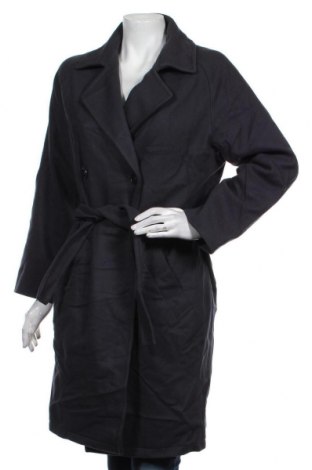 Дамско палто A.P.C., Размер XS, Цвят Син, 70% вълна, 20% полиамид, 10% кашмир, Цена 198,36 лв.