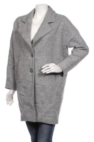Дамско палто Aker, Размер M, Цвят Сив, 63% полиестер, 37% други тъкани, Цена 44,00 лв.