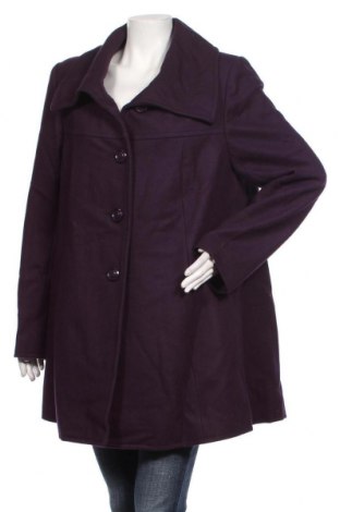 Дамско палто Anne Weyburn, Размер XL, Цвят Лилав, 60% вълна, 40% вискоза, Цена 51,20 лв.