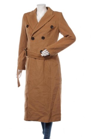 Дамско палто Laura Clement, Размер S, Цвят Бежов, 70% вълна, 20% полиамид, 10% кашмир, Цена 149,00 лв.